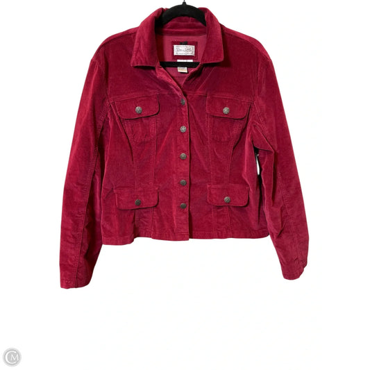 Jacket Other By Live A Little In Maroon, Size: Xl