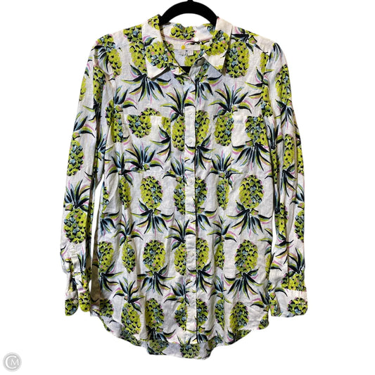 Blouse Long Sleeve By Boden In Floral Print, Size: 6