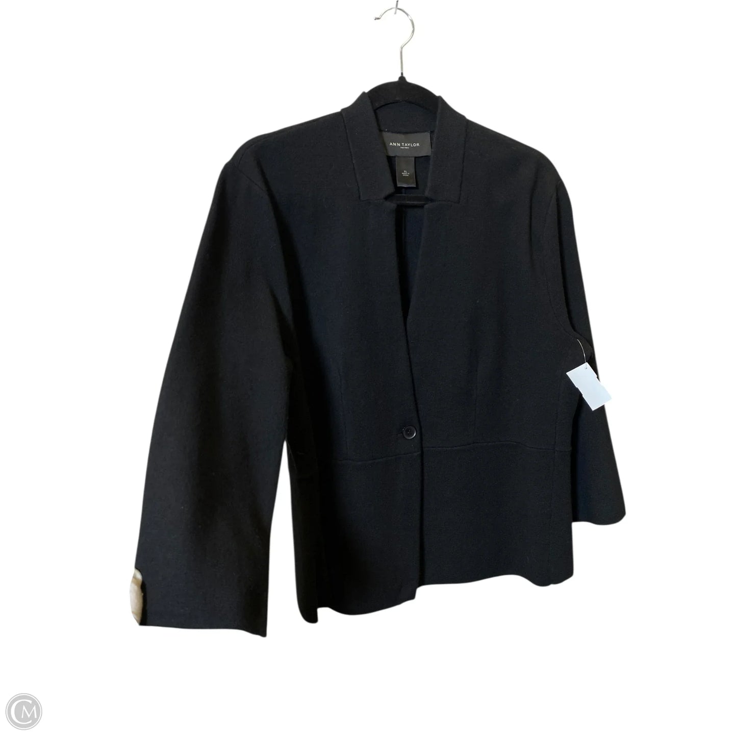 Blazer By Ann Taylor In Black, Size: Xl