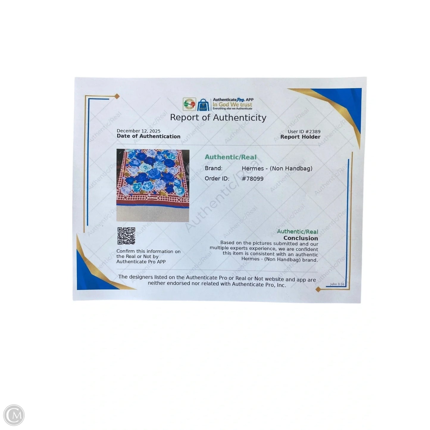 Scarf Luxury Designer By Hermes