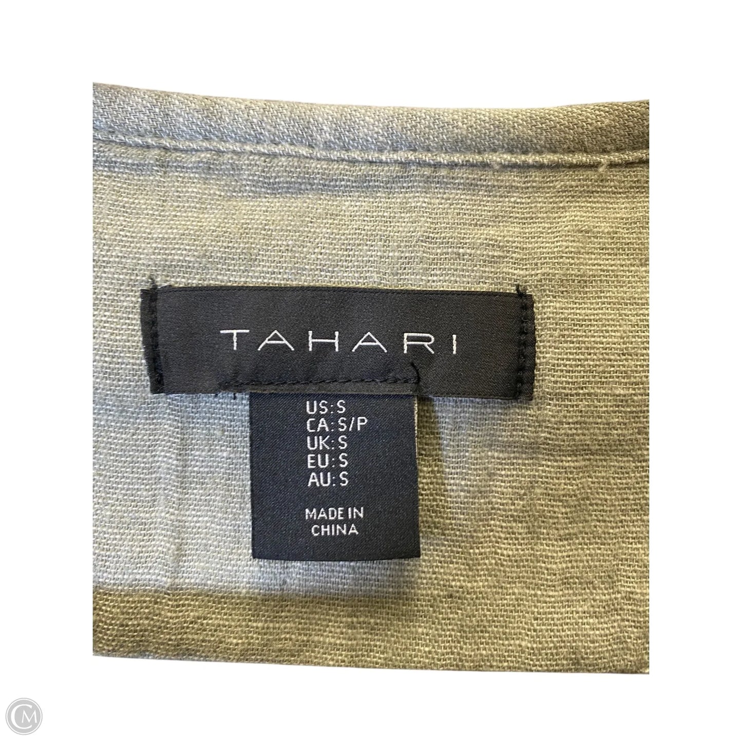 Jacket Other By Tahari In Green, Size: S