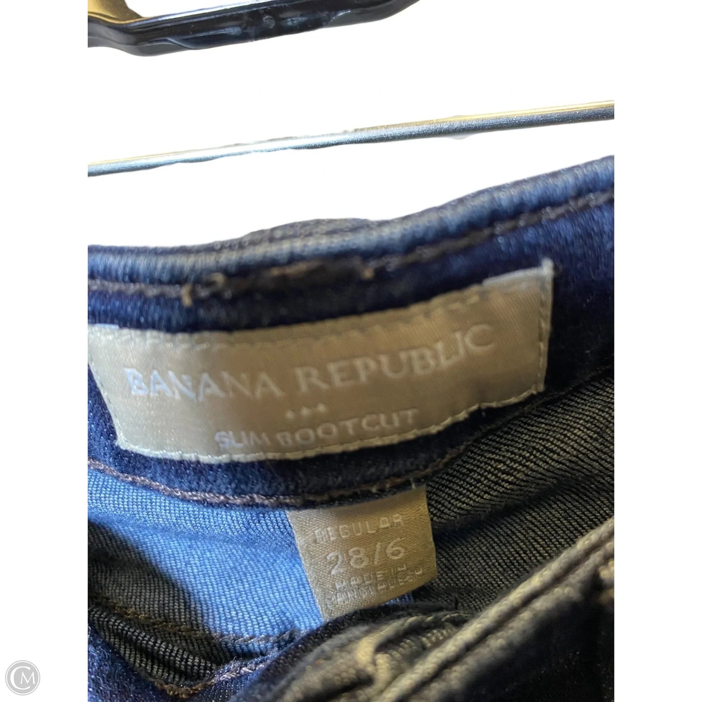 Jeans Boot Cut By Banana Republic In Blue Denim, Size: 6