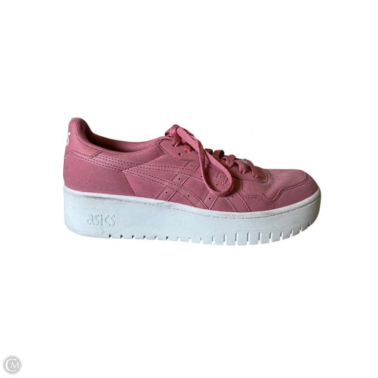 Shoes Sneakers By Asics In Pink, Size: 11