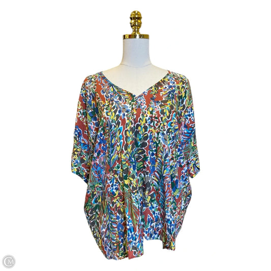 Top Short Sleeve By Jodifl In Multi-colored, Size: L
