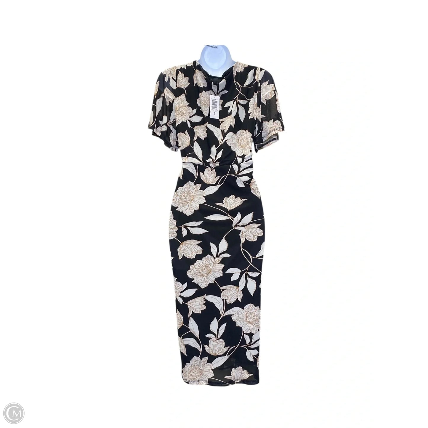Dress Party Midi By Torrid In Floral Print, Size: L