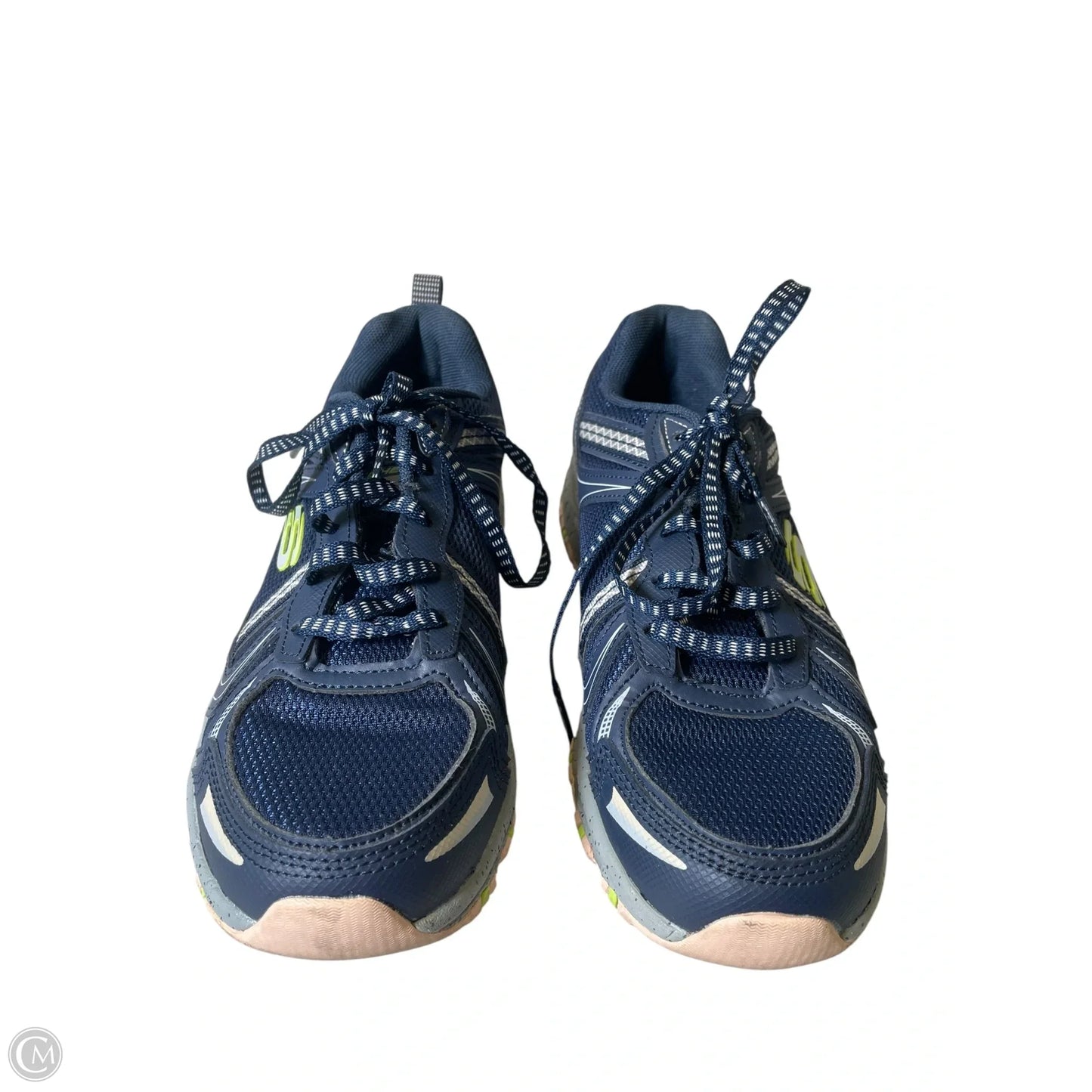Shoes Athletic By Skechers In Blue & Pink, Size: 7