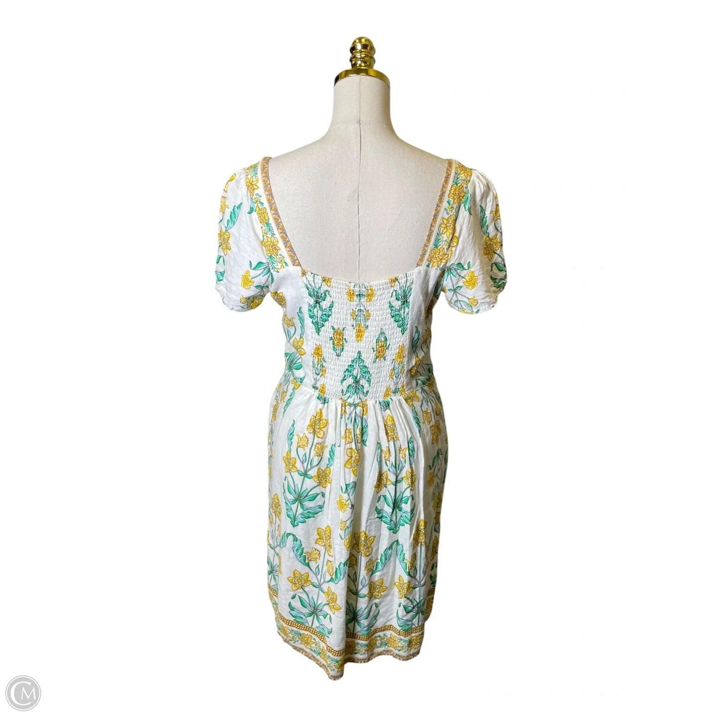 Dress Casual Midi By Draper James Rsvp In Floral Print, Size: L