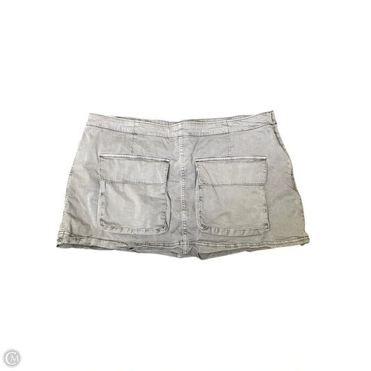 Skort By Abercrombie And Fitch In Grey, Size: 16