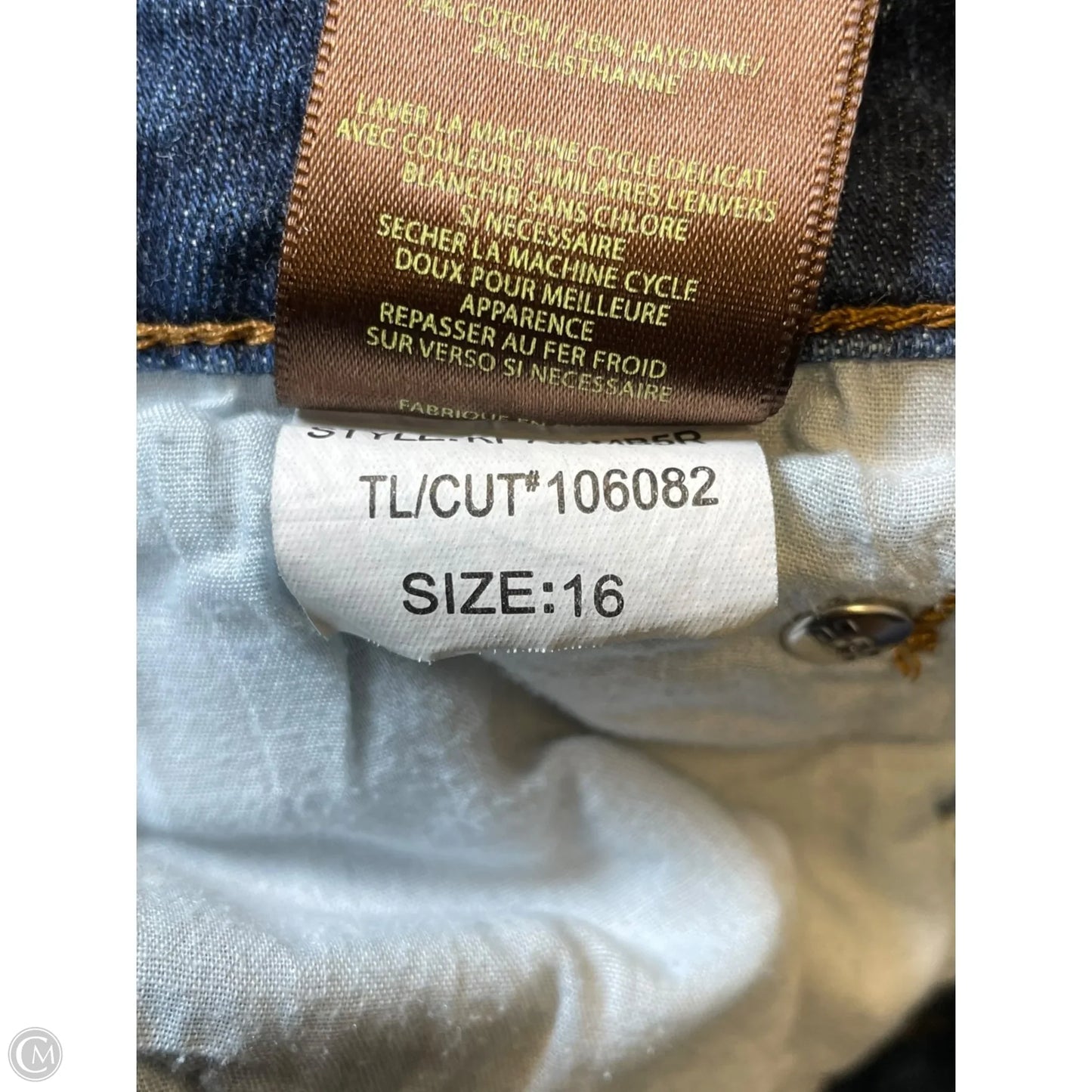 Shorts By Kut In Blue Denim, Size: 16