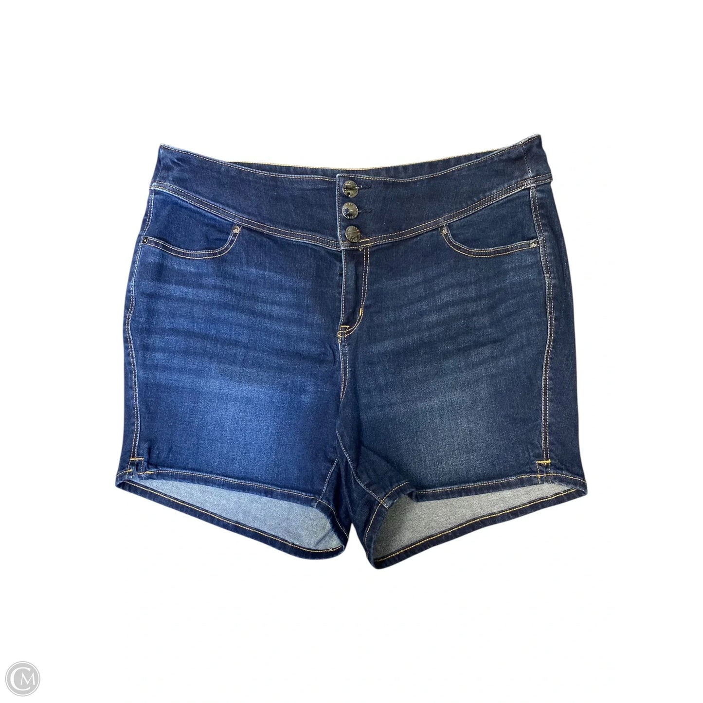 Shorts By Lane Bryant In Blue Denim, Size: 16
