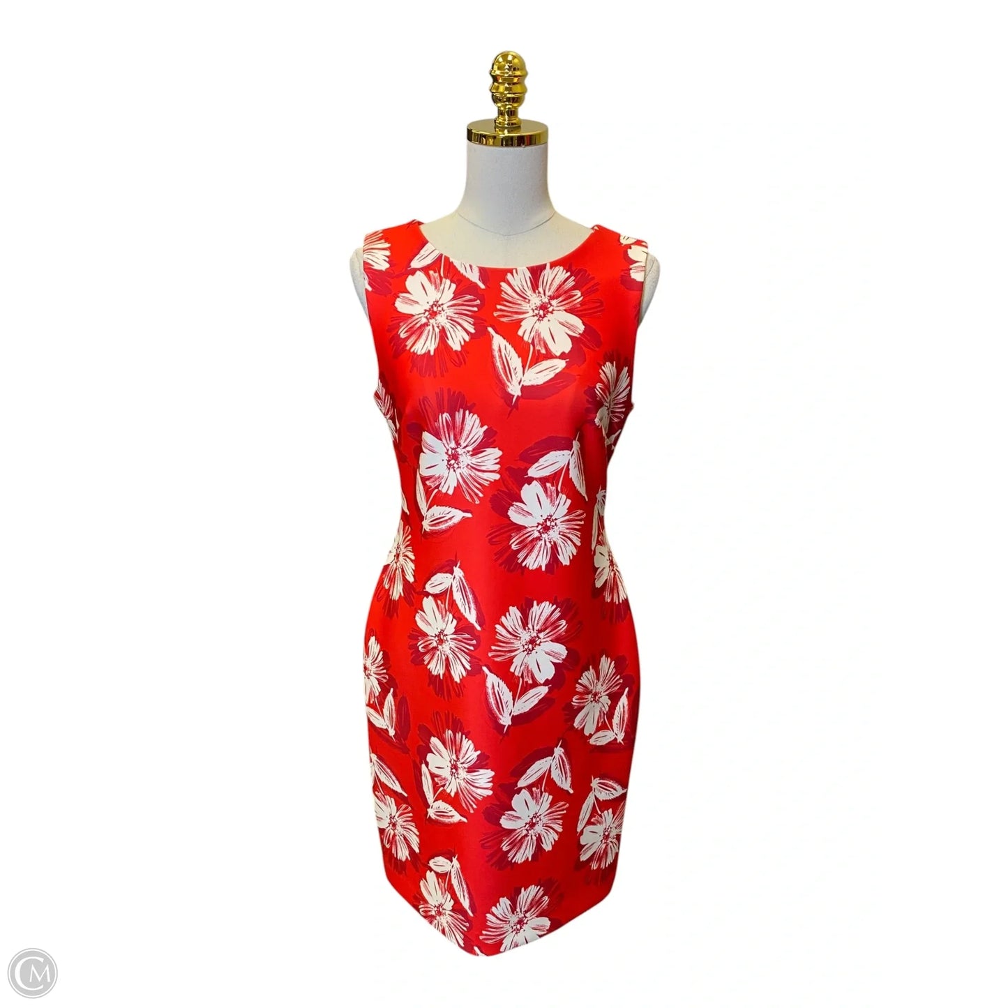 Dress Casual Midi By Tommy Hilfiger In Red, Size: 10