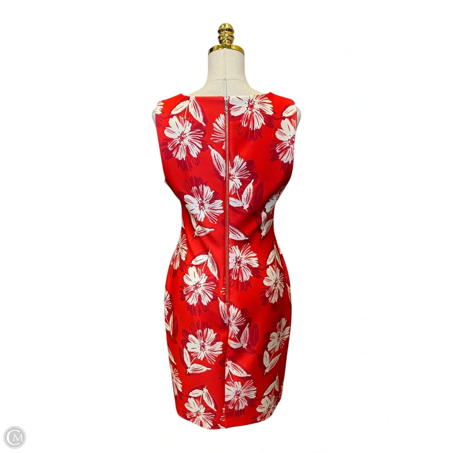 Dress Casual Midi By Tommy Hilfiger In Red, Size: 10