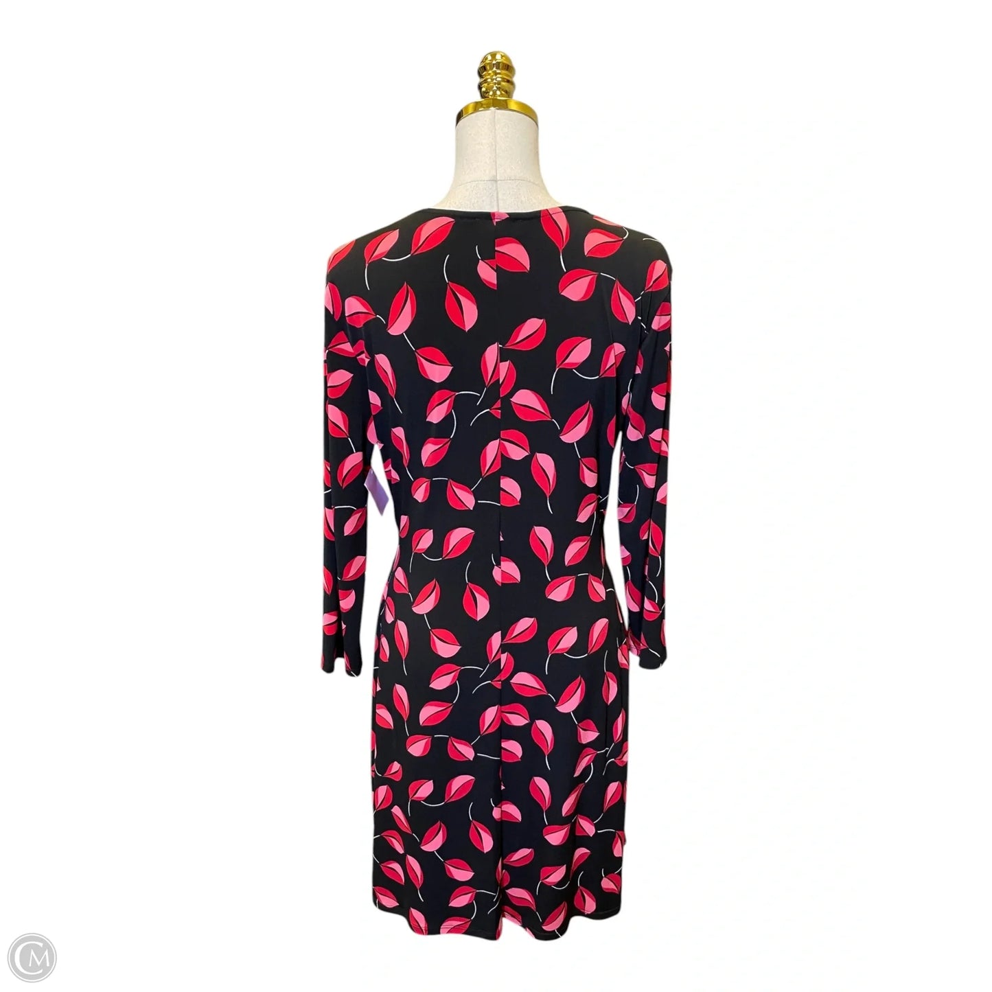Dress Casual Midi By Luxology In Black & Red, Size: L