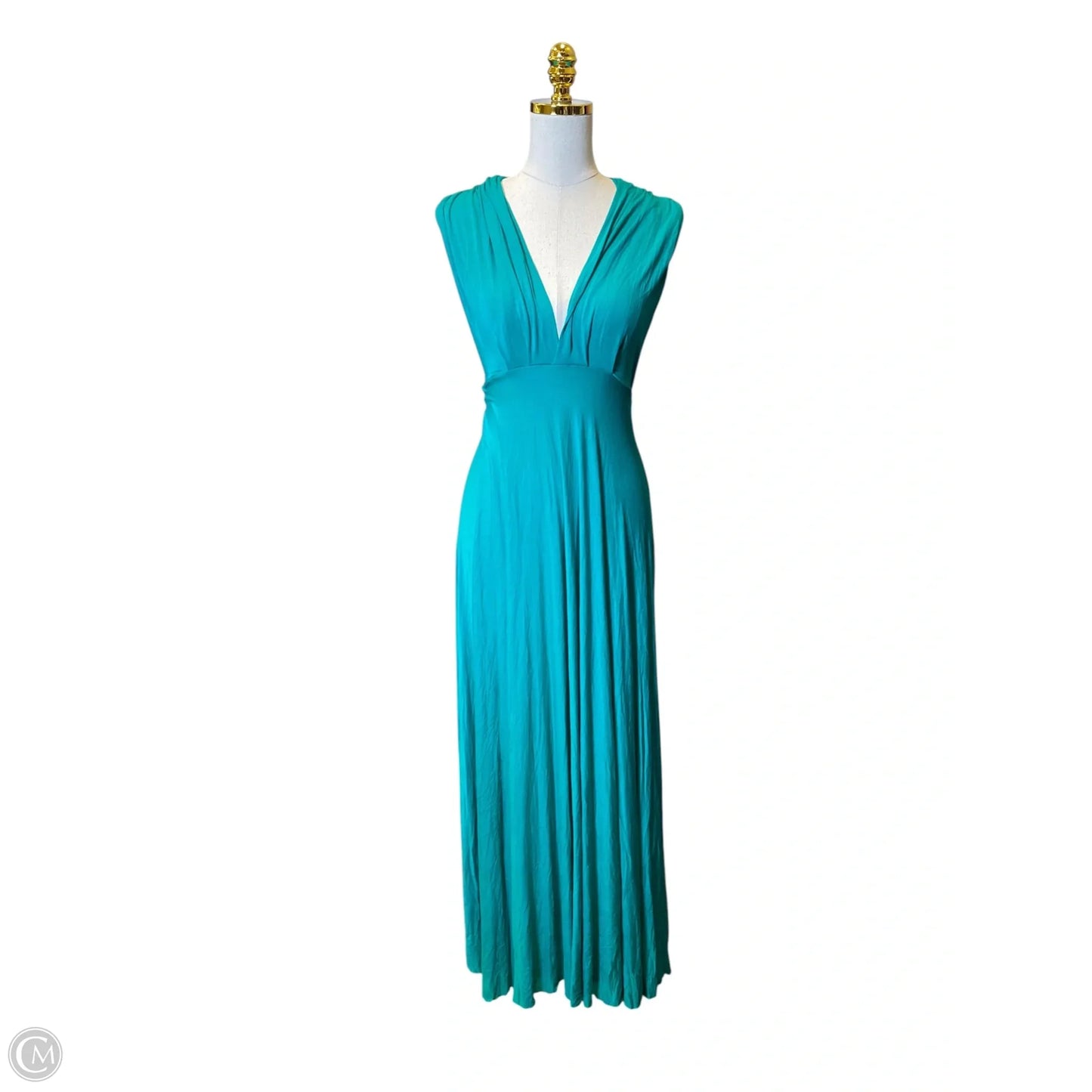 Dress Casual Maxi By Black Label In Green, Size: S