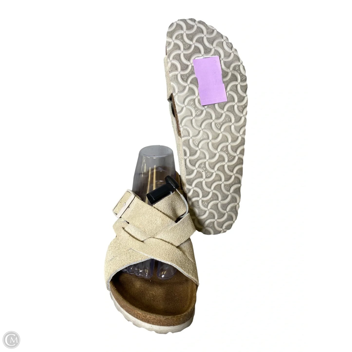 Sandals Flats By Birkenstock In Tan, Size: 11.5
