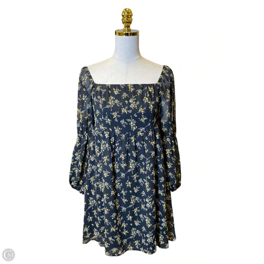Dress Casual Midi By Exlura In Floral Print, Size: L
