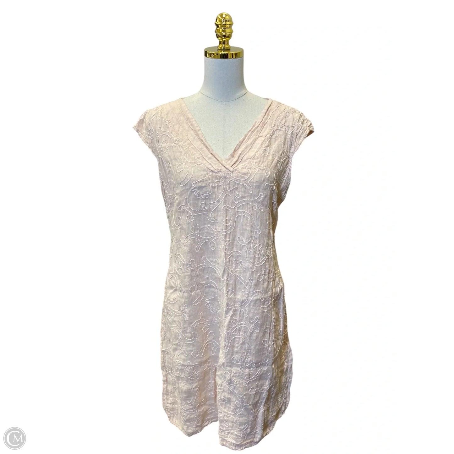 Dress Casual Midi By Clothes Mentor In Pink, Size: L