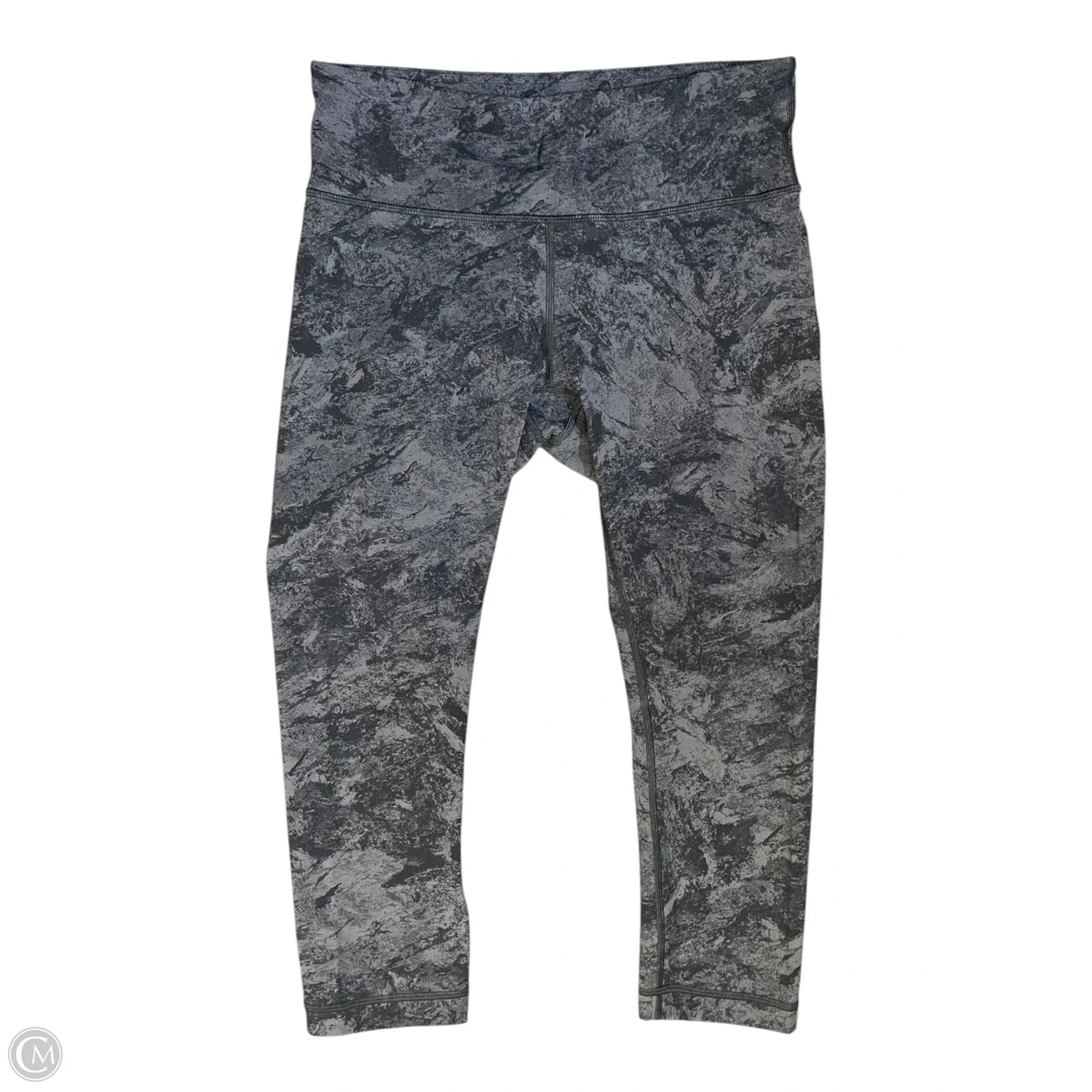 Athletic Leggings Capris By Lululemon In Grey, Size: S
