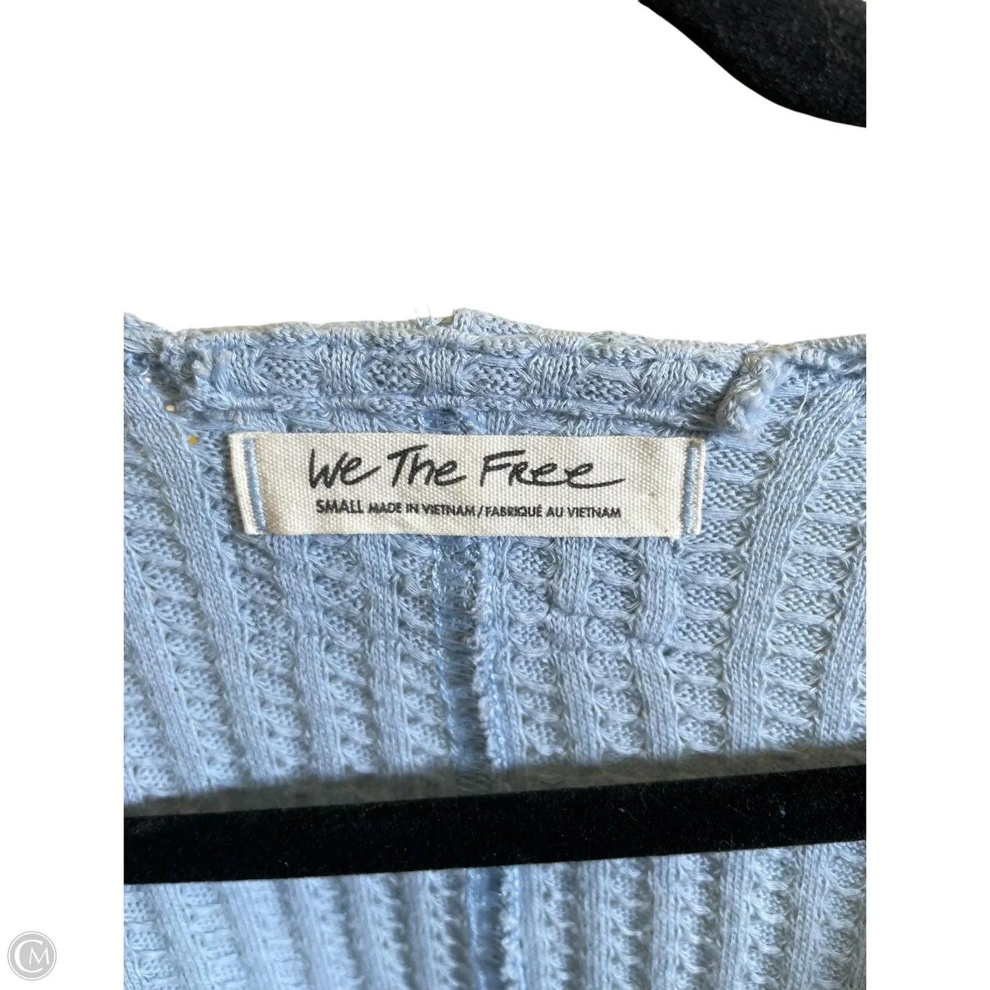 Blouse Long Sleeve By We The Free In Blue, Size: S