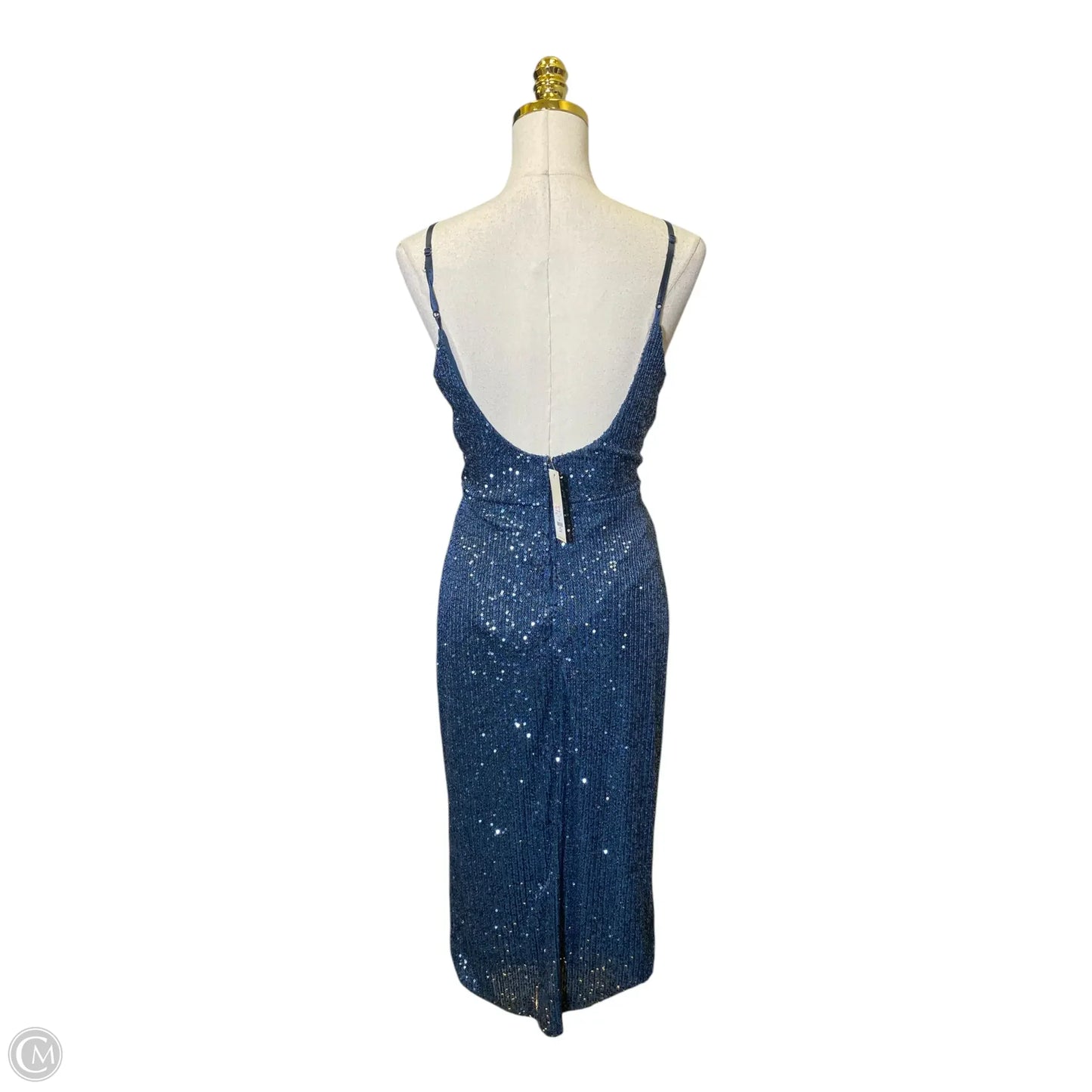 Dress Casual Midi By Blue Rain In Blue, Size: M