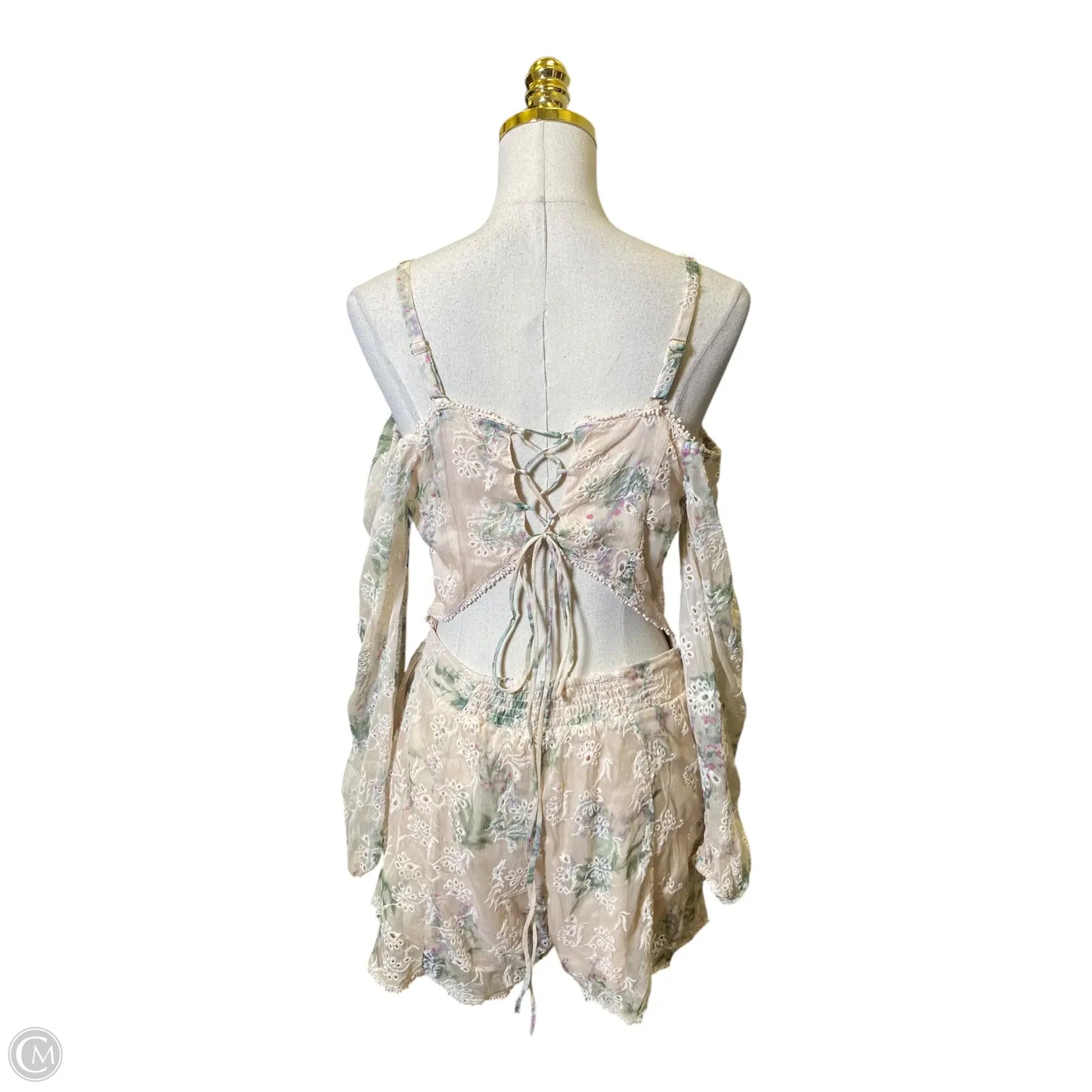 Dress Casual Midi By Guess In Floral Print, Size: M