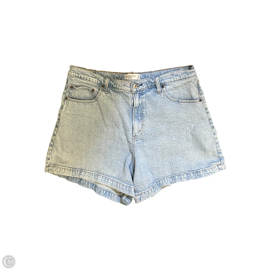 Shorts By Abercrombie And Fitch In Blue Denim, Size: 16