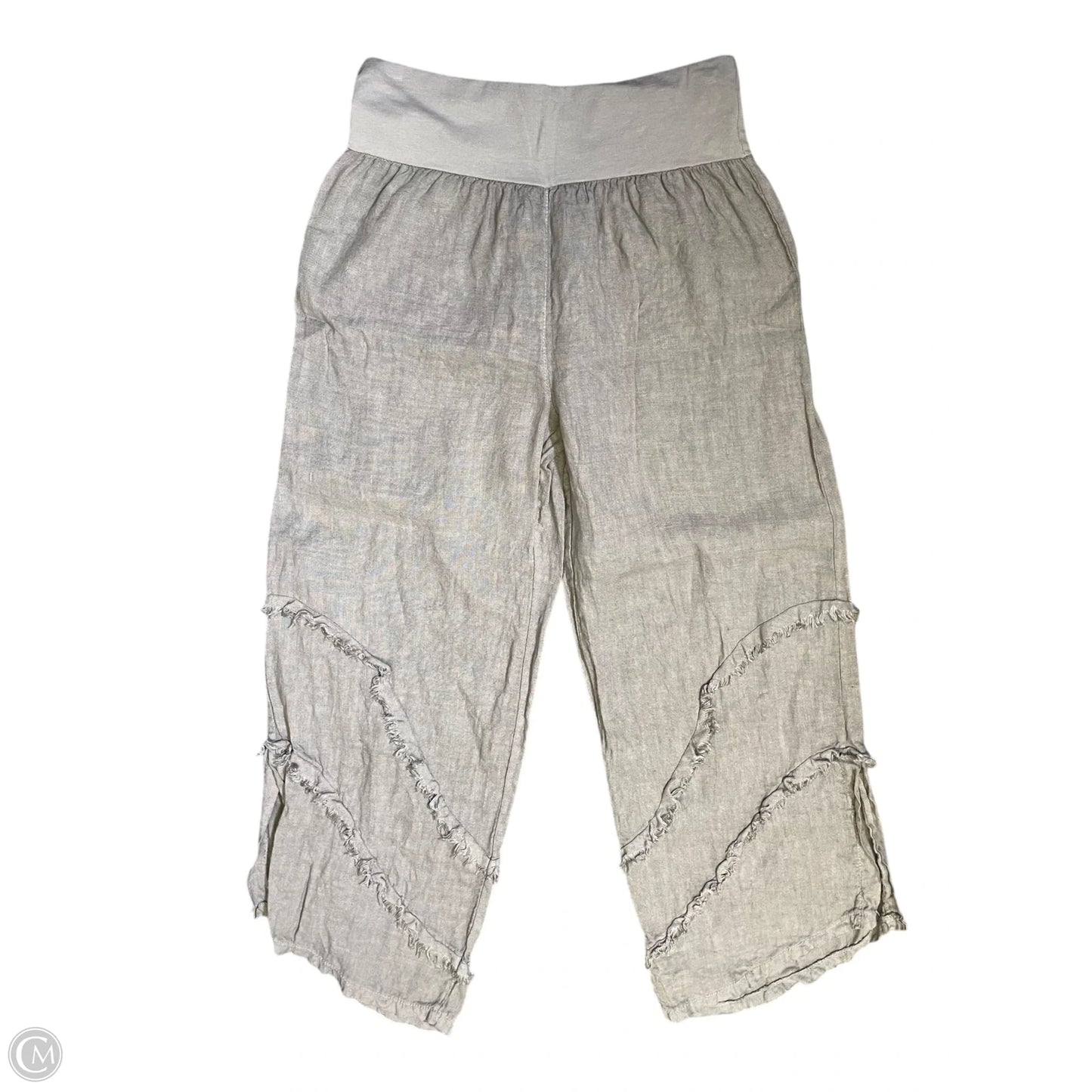 Pants Linen By Clothes Mentor In Brown, Size: 8