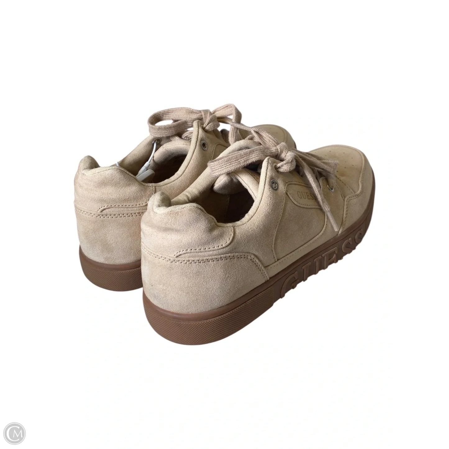Shoes Sneakers By Guess In Brown, Size: 10