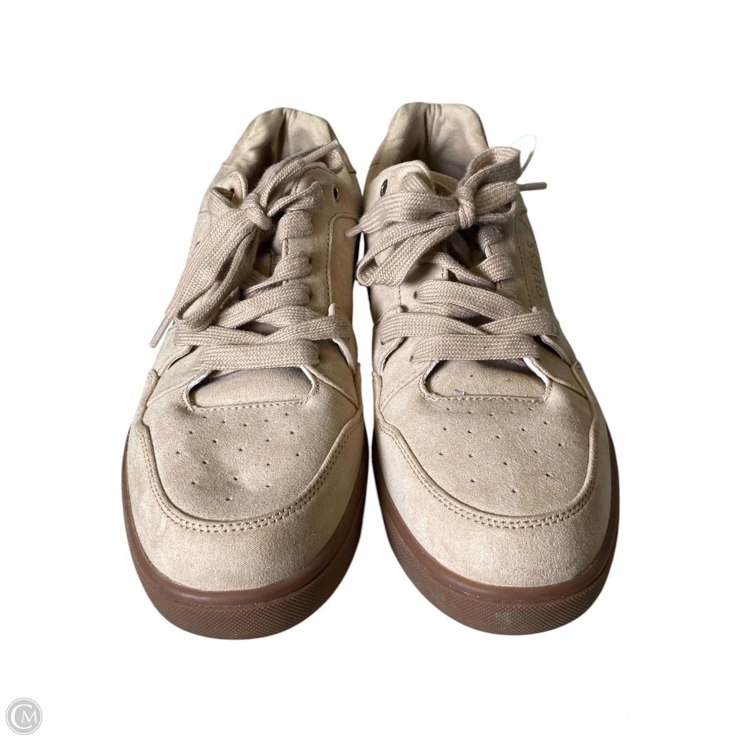 Shoes Sneakers By Guess In Brown, Size: 10