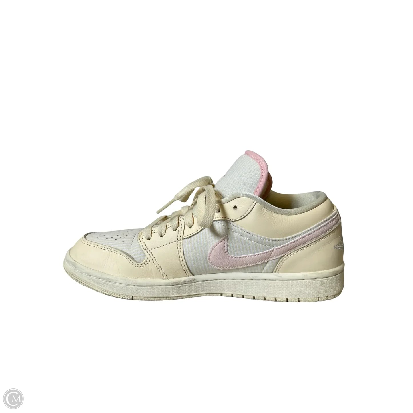 Shoes Sneakers By Nike In Pink & Yellow, Size: 9
