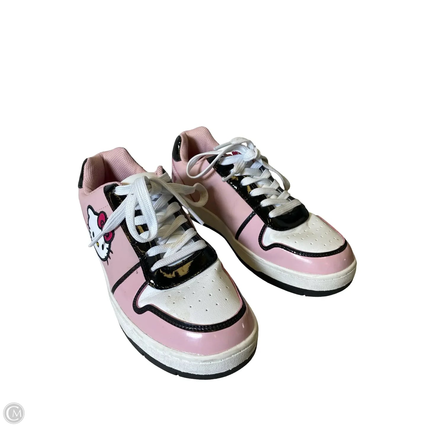 Shoes Sneakers By Clothes Mentor In Pink & White, Size: 10