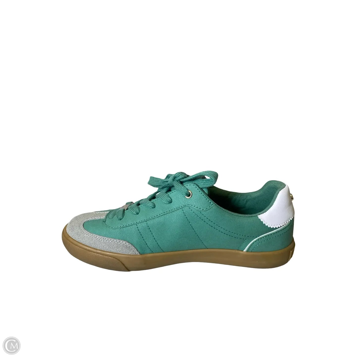 Shoes Sneakers By G By Guess In Green & Tan, Size: 9