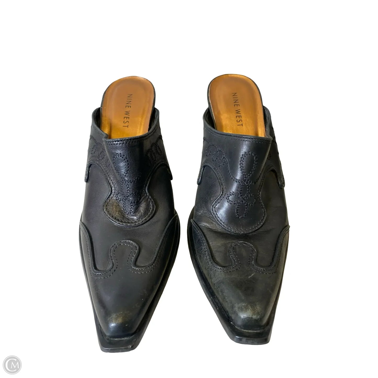 Shoes Heels Block By Nine West In Black, Size: 10