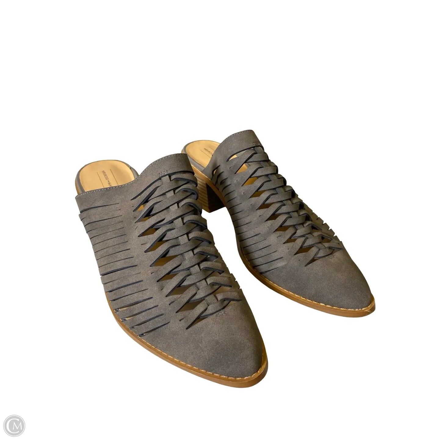 Sandals Heels Block By Melrose And Market In Brown, Size: 11