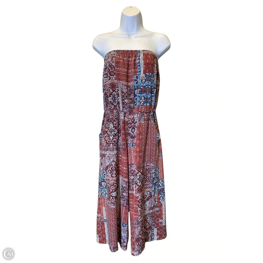 Jumpsuit By Clothes Mentor In Multi-colored, Size: M