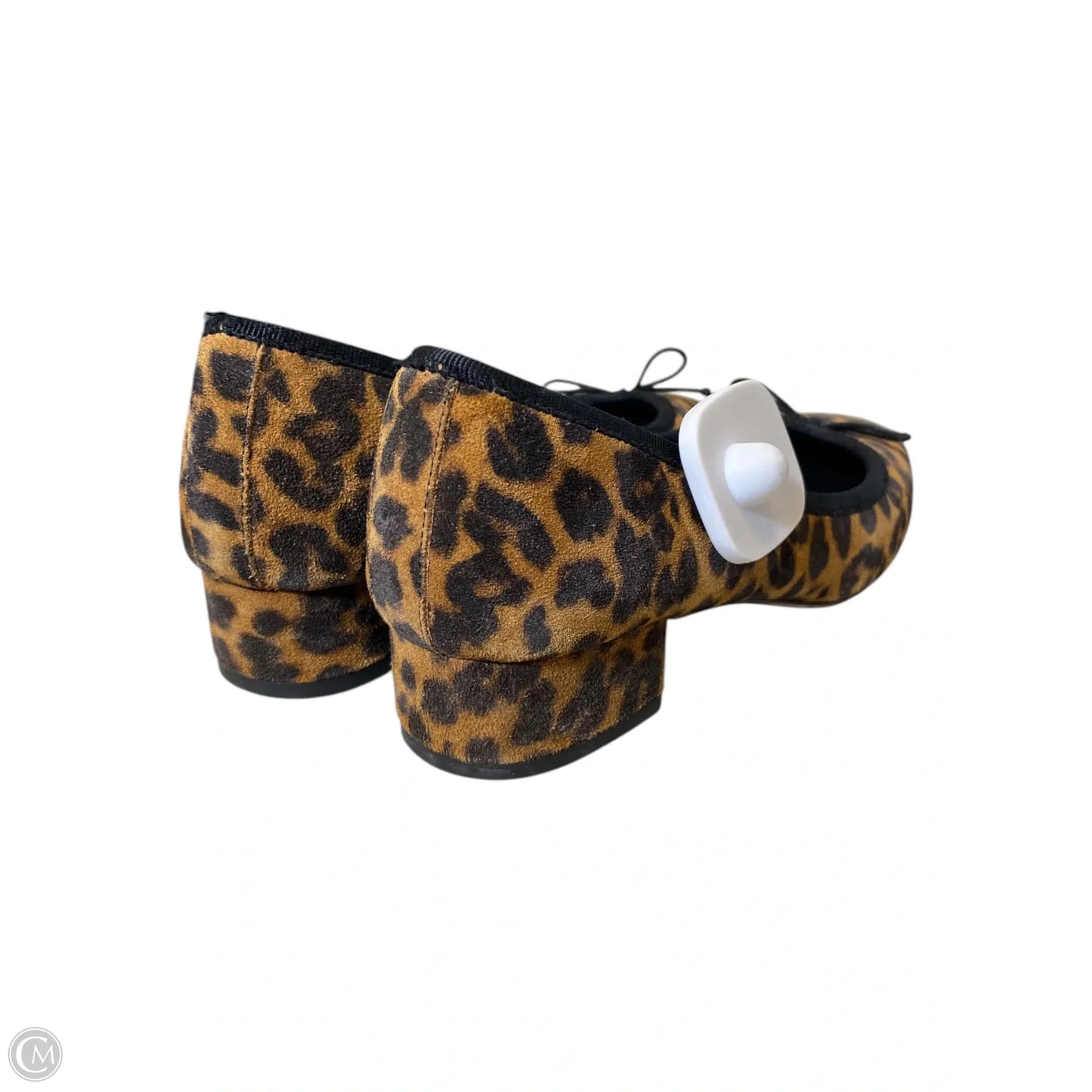 Sandals Heels Block By Veronica Beard In Animal Print, Size: 6