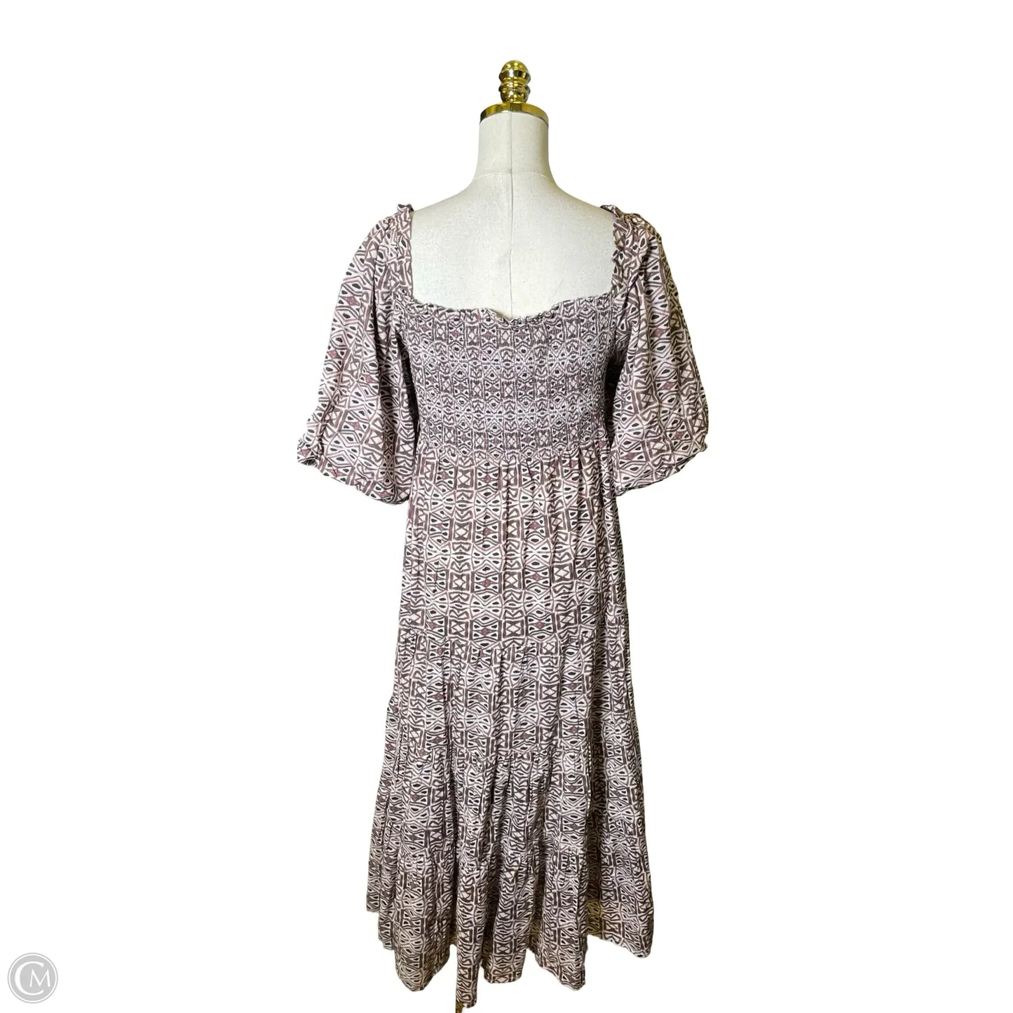 Dress Casual Maxi By Clothes Mentor In Brown, Size: Xs