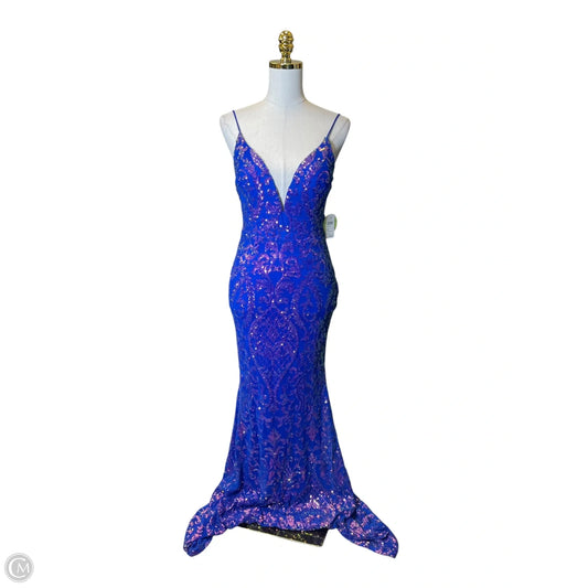 Dress Casual Maxi By Windsor In Multi-colored, Size: L