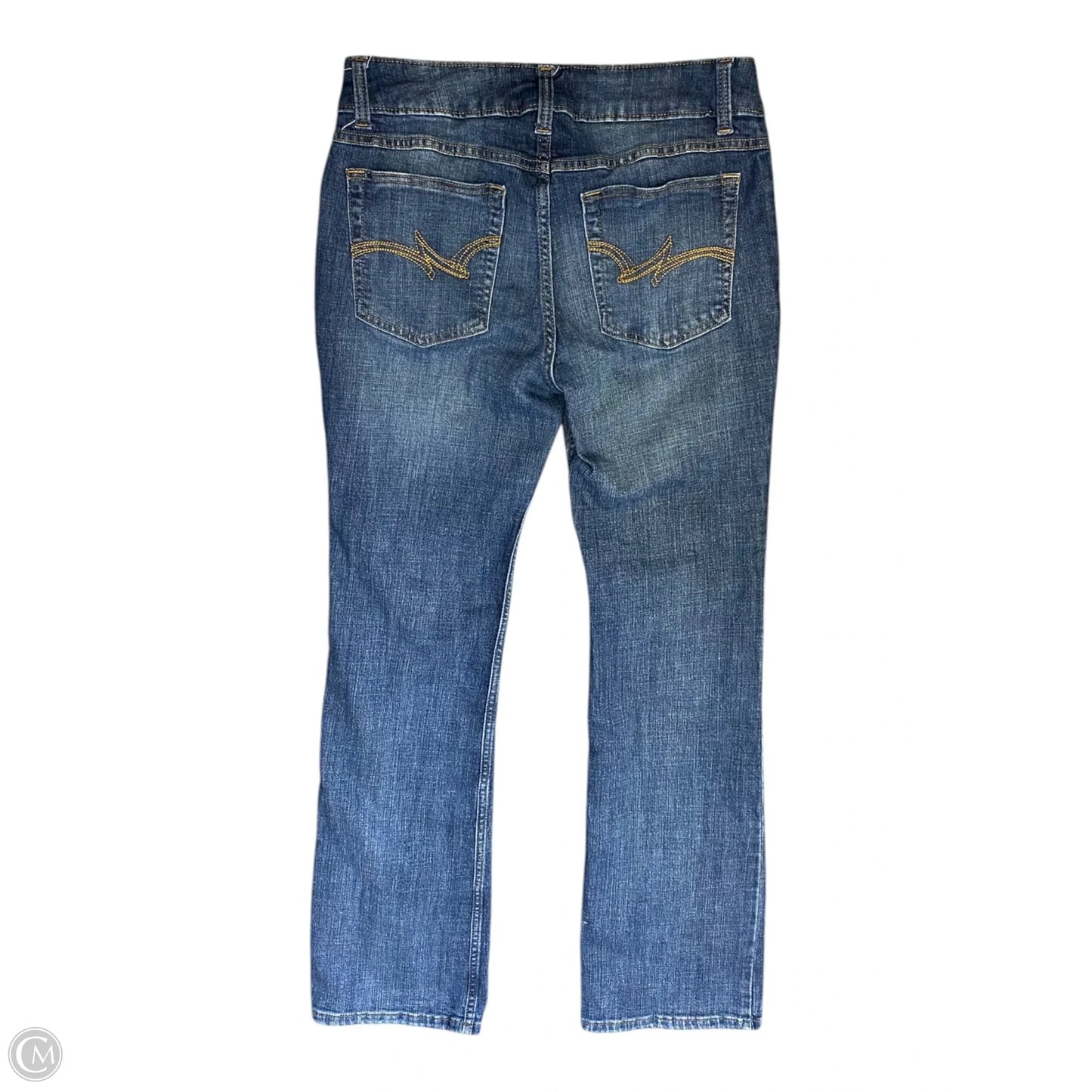 Jeans Boot Cut By Wrangler In Blue Denim, Size: 10