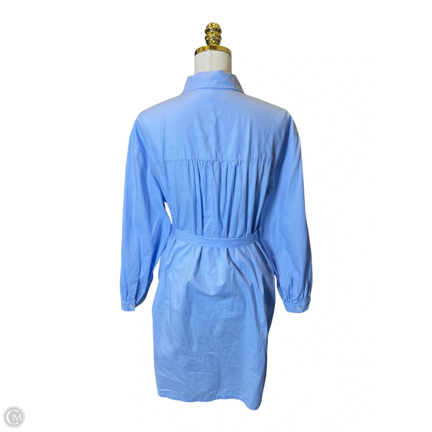 Dress Casual Midi By Gap In Blue, Size: M