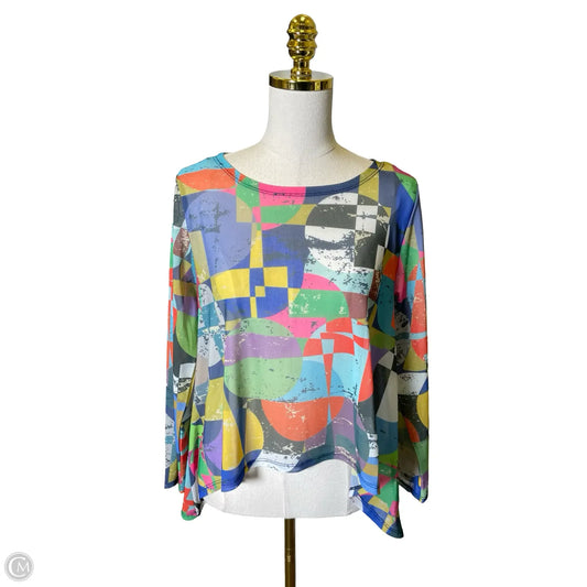 Top Long Sleeve By Clothes Mentor In Multi-colored, Size: S