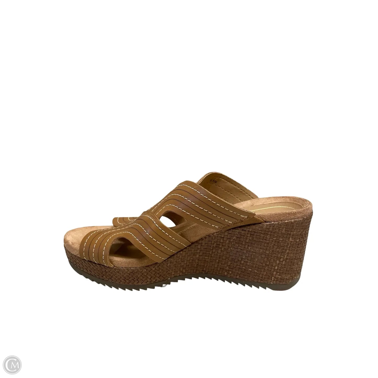 Sandals Heels Platform By Vionic In Tan, Size: 6.5