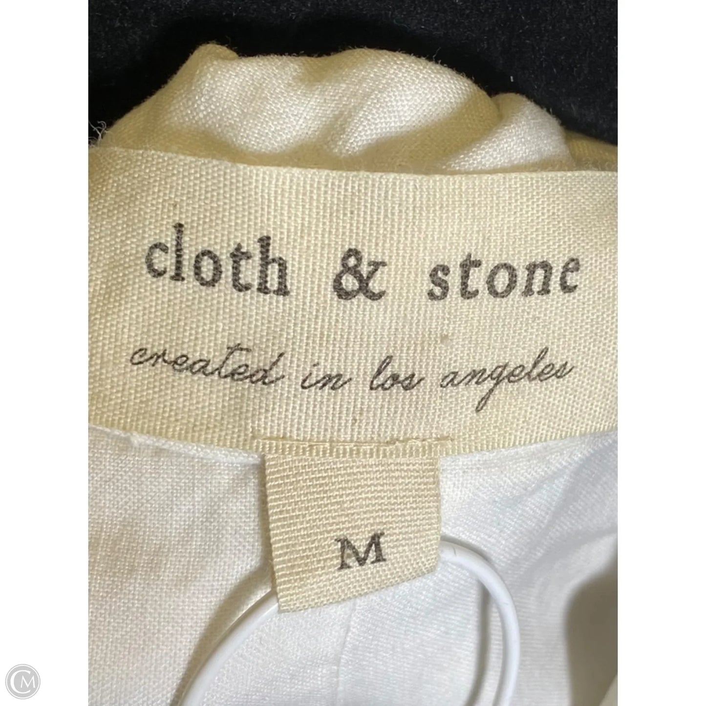 Blouse Sleeveless By Cloth & Stone In White, Size: M