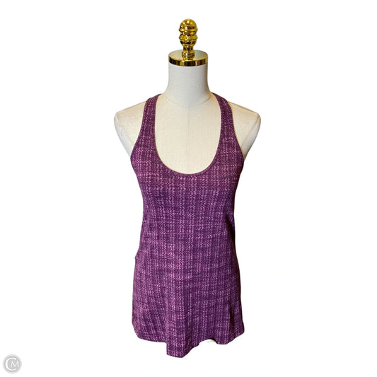 Athletic Tank Top By Lululemon In Purple, Size: L