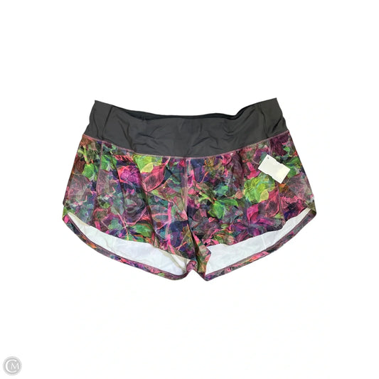 Athletic Shorts By Lululemon In Multi-colored, Size: 10
