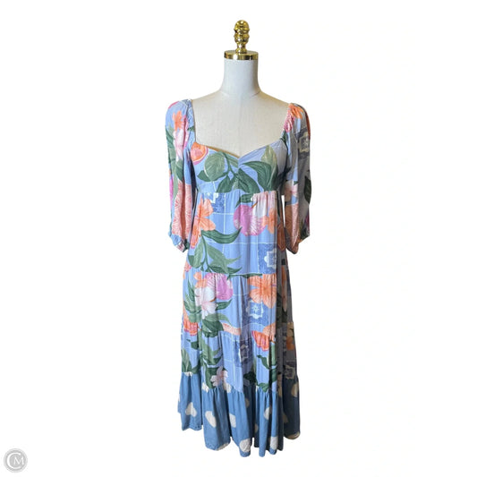 Dress Casual Maxi By Clothes Mentor In Multi-colored, Size: S