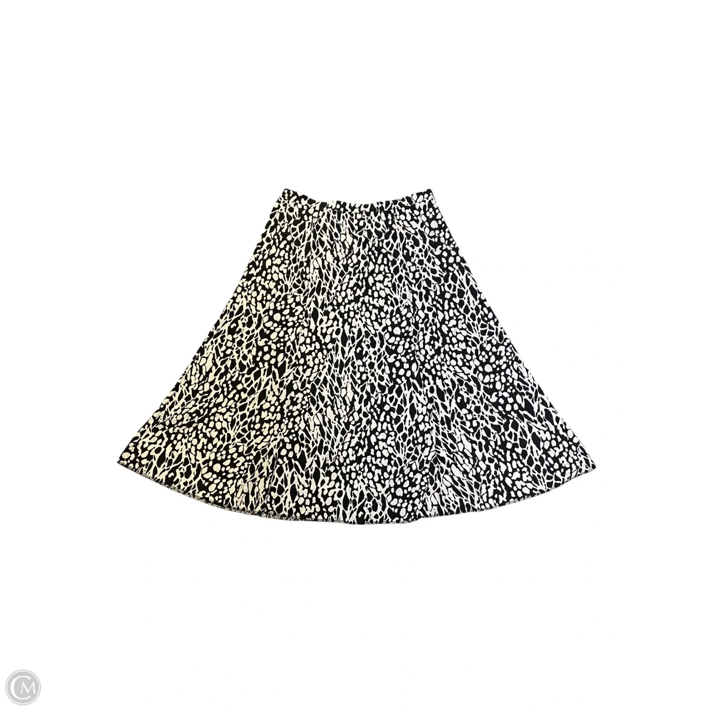 Skirt Maxi By Jones And Co In Black & White, Size: 14