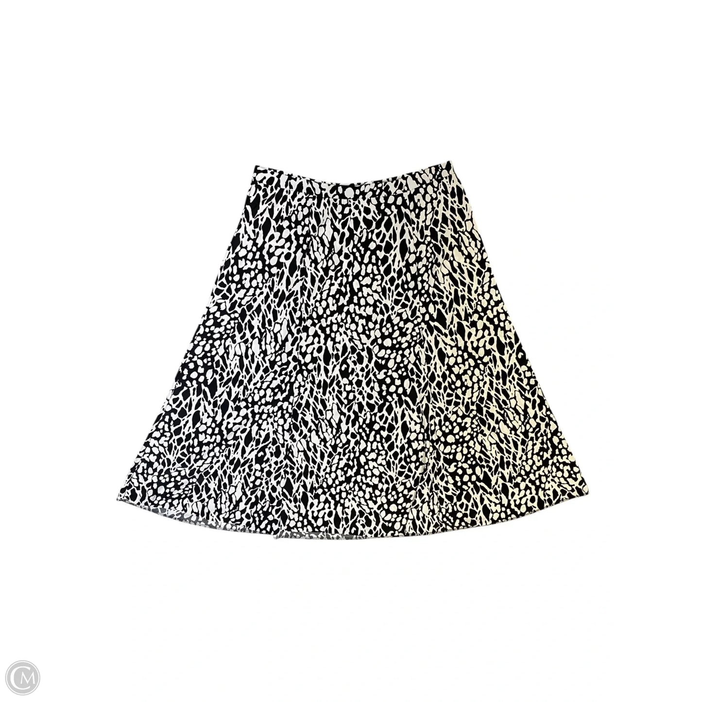 Skirt Maxi By Jones And Co In Black & White, Size: 14