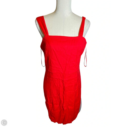 Dress Designer By Halston In Red, Size: 10