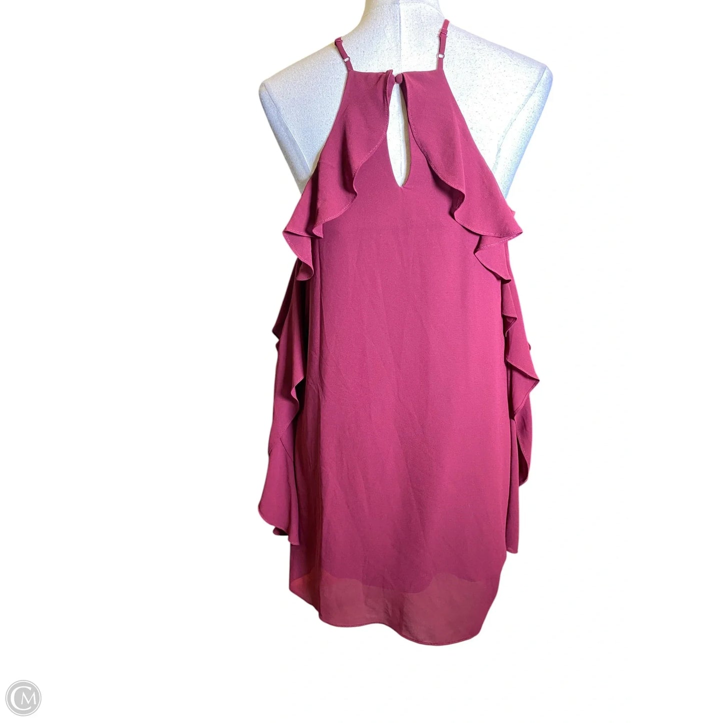 Dress Casual Midi By Naked Zebra In Red, Size: M